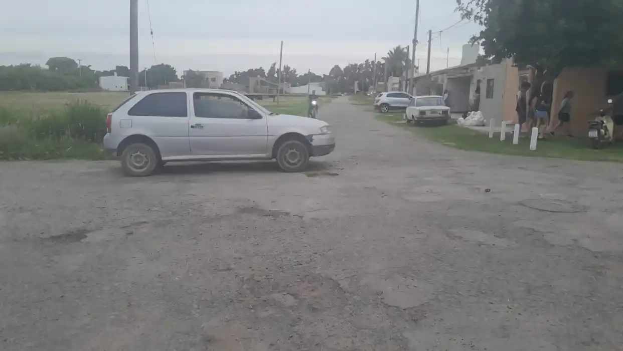 El accidete tuvo lugar el lunes por la tarde en Padre Santana al 1900.