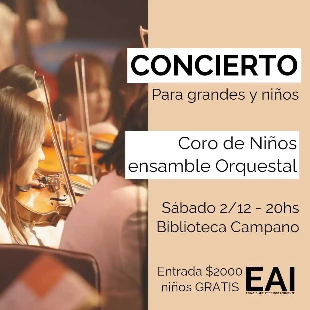 El Espacio Artístico Independiente brindará un concierto este sábado