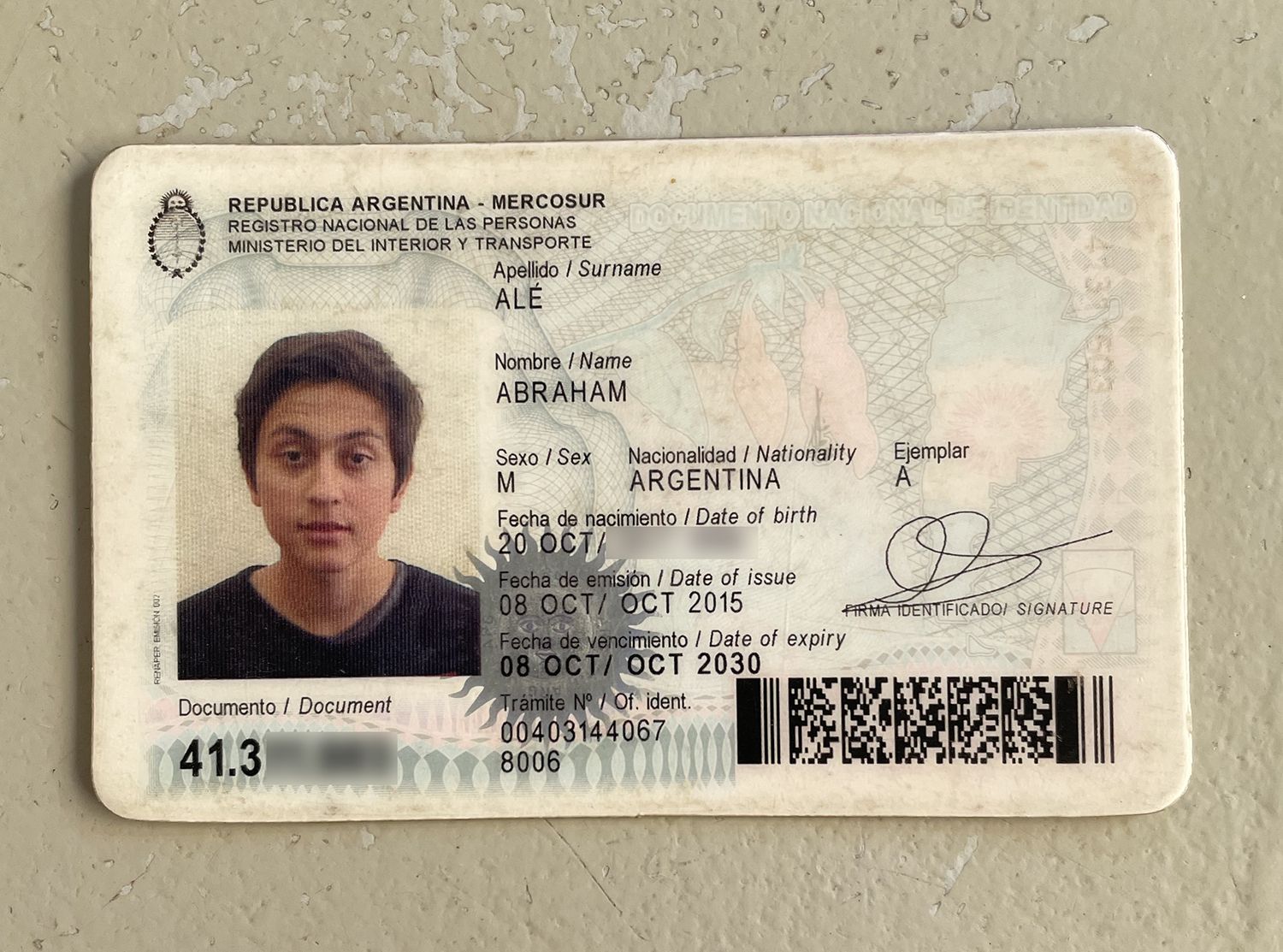 DNI encontrado