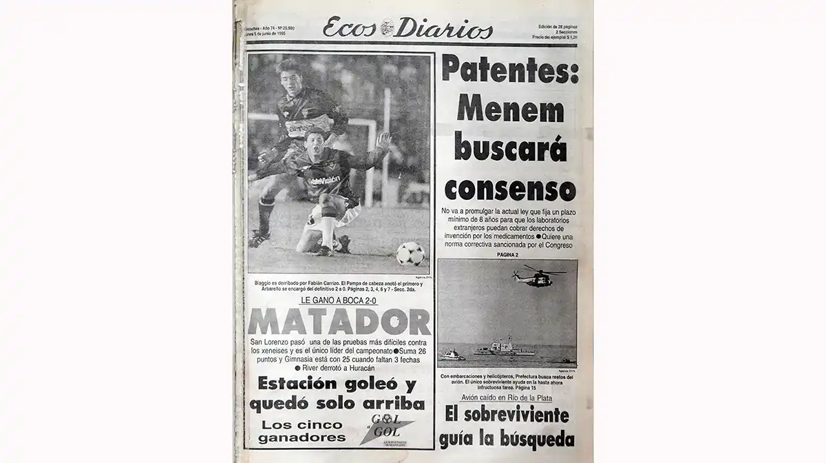 Lunes 5 de junio de 1995