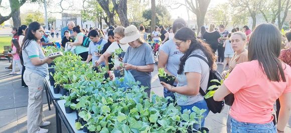 General Campos: Los alumnos de 6º año regalaron plantines