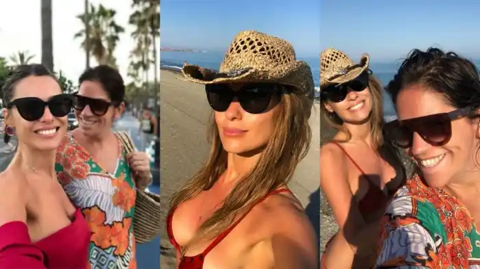 Mar, arena y sol, la terapia de Pampita