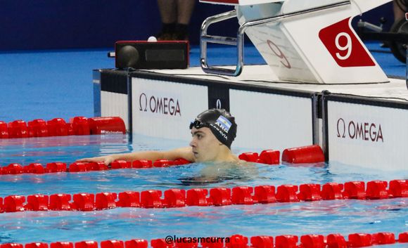 Ulises Saravia en gran nivel: se metió entre los 16 mejores del mundo en 100 espalda