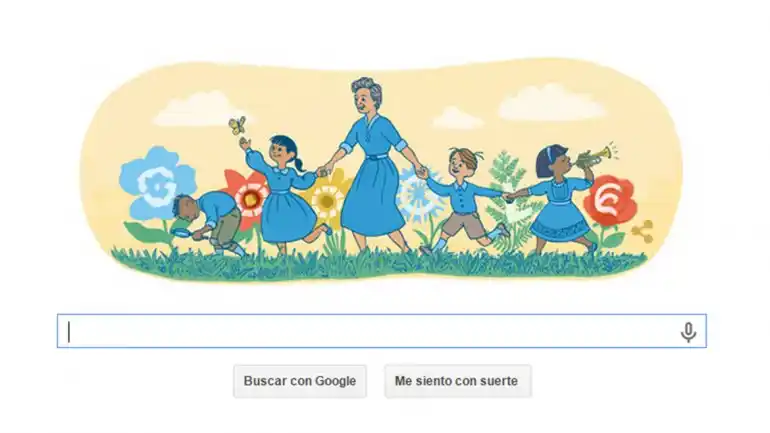 Google destaca hoy el trabajo de la maestra Olga Cossettini