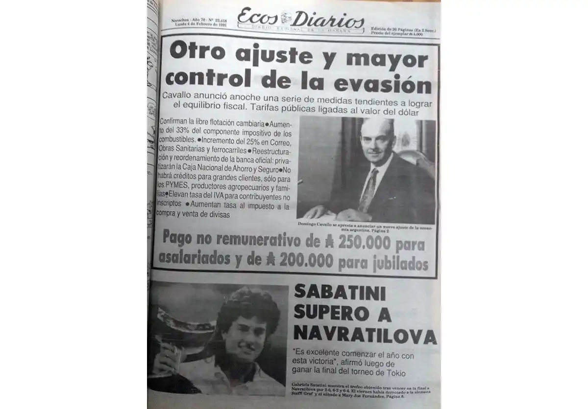 Lunes 4 de febrero de 1991