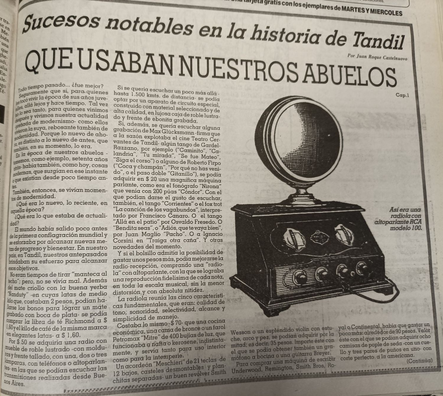 ¿Qué usaban nuestros abuelos? - Capítulo 1.