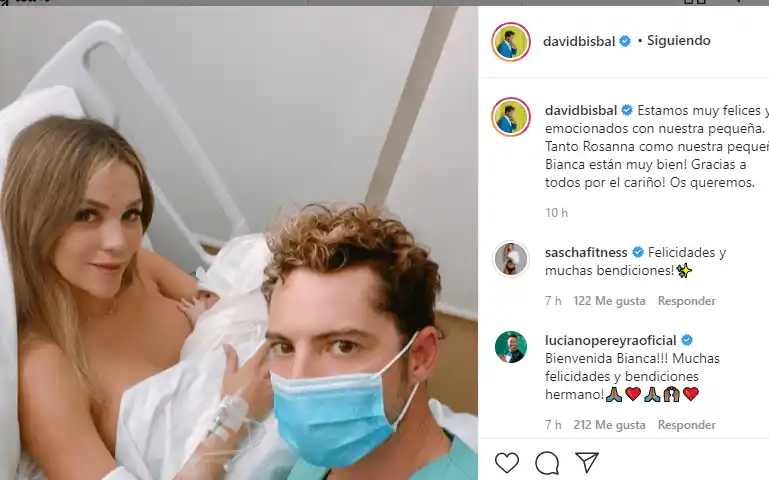 Rosanna Zanetti y su familia. Foto: Instagram