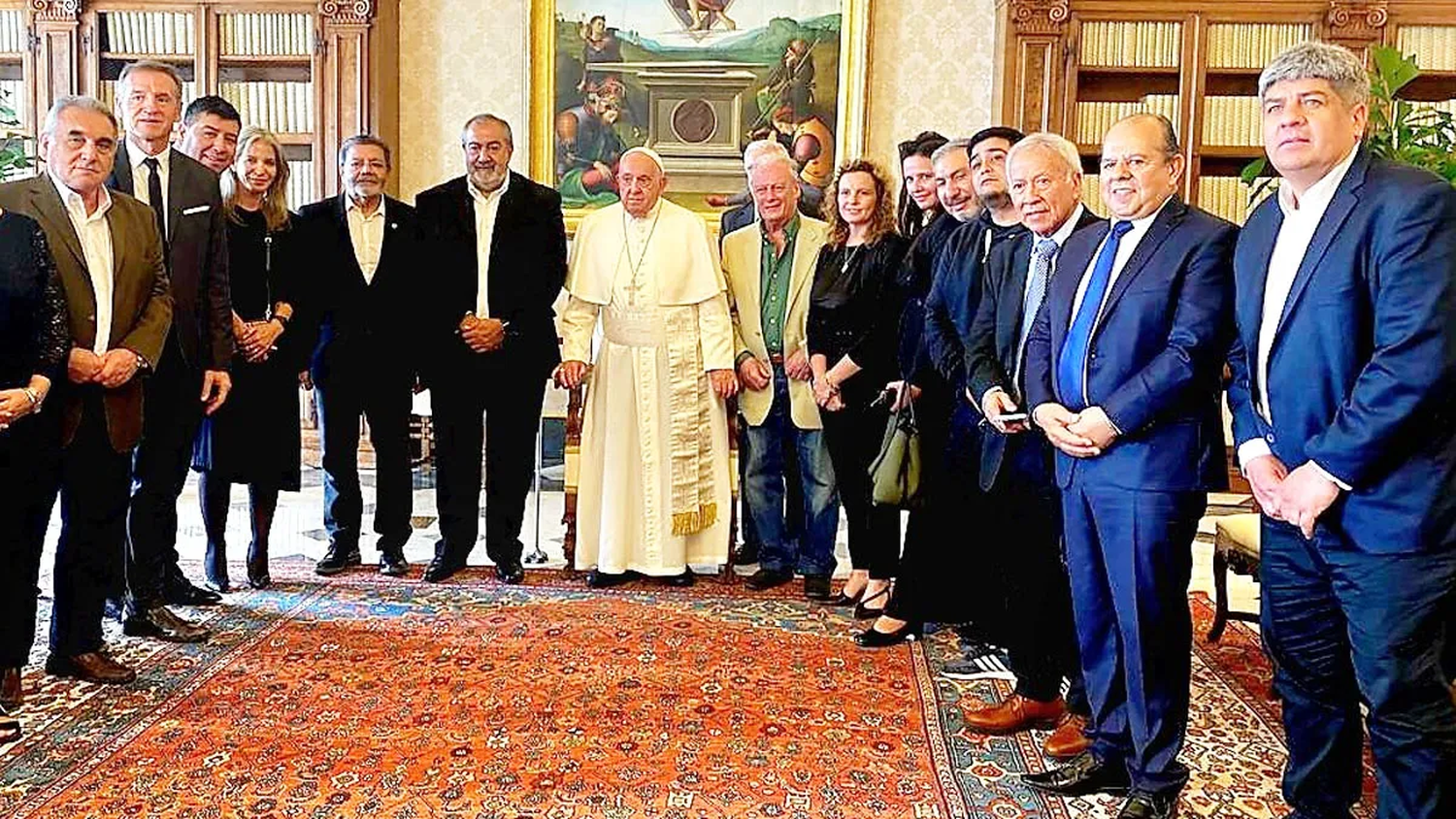 El Papa Francisco recibió a la CGT