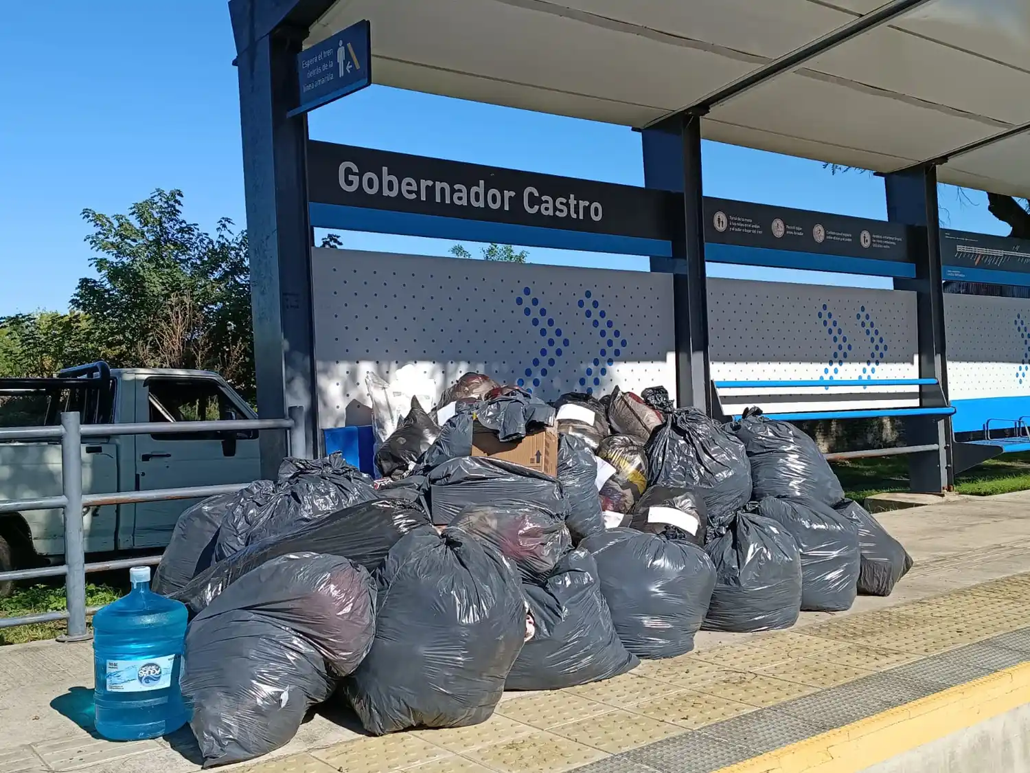 donaciones tren solidario gobernador castro