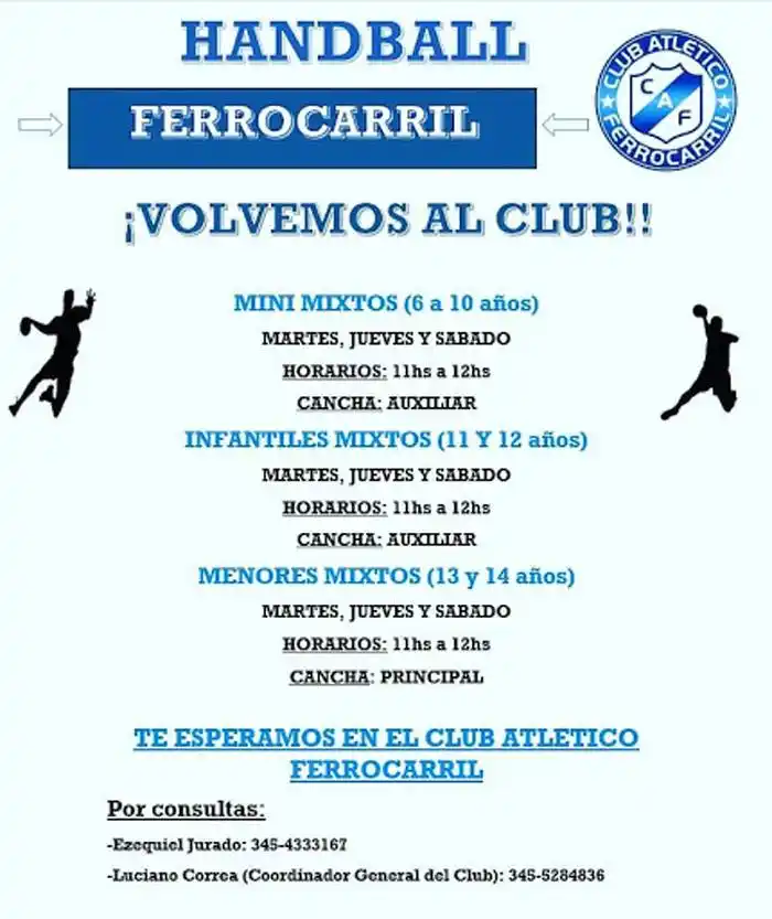 El handball tuvo su anhelado regreso