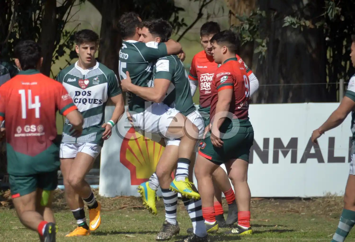 Los tríes de Los Cardos en su debut en el Torneo del Interior B