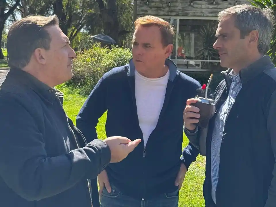 Michel estuvo en Gualeguay: se reunió con Erro y con el periodista Paulo Kablan