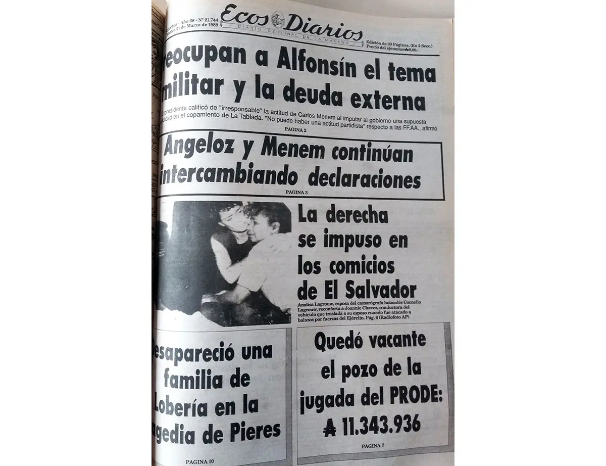 Martes 21 de marzo de 1989