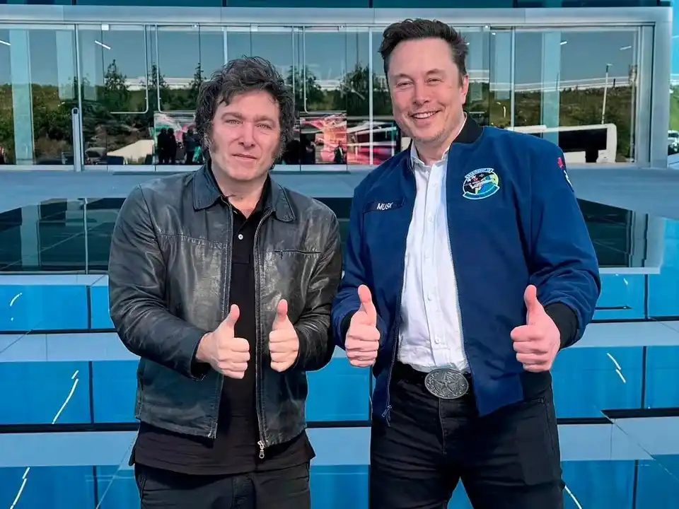 Javier Milei y Elon Musk. Foto: Redes sociales