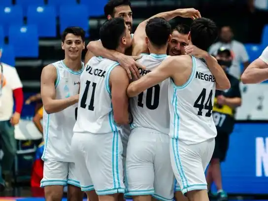 Argentina venció 84-83  a Colombia por la tercera fecha de la Americup.Foto:CAB
