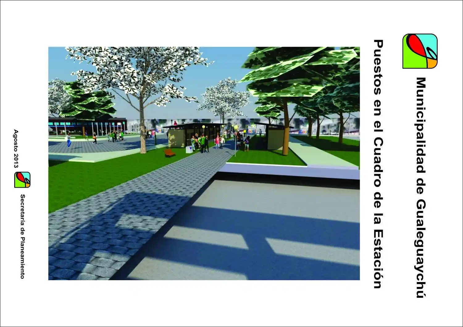 Construirán 32 puestos de venta para la feria en la plazoleta Maestra Piccini 