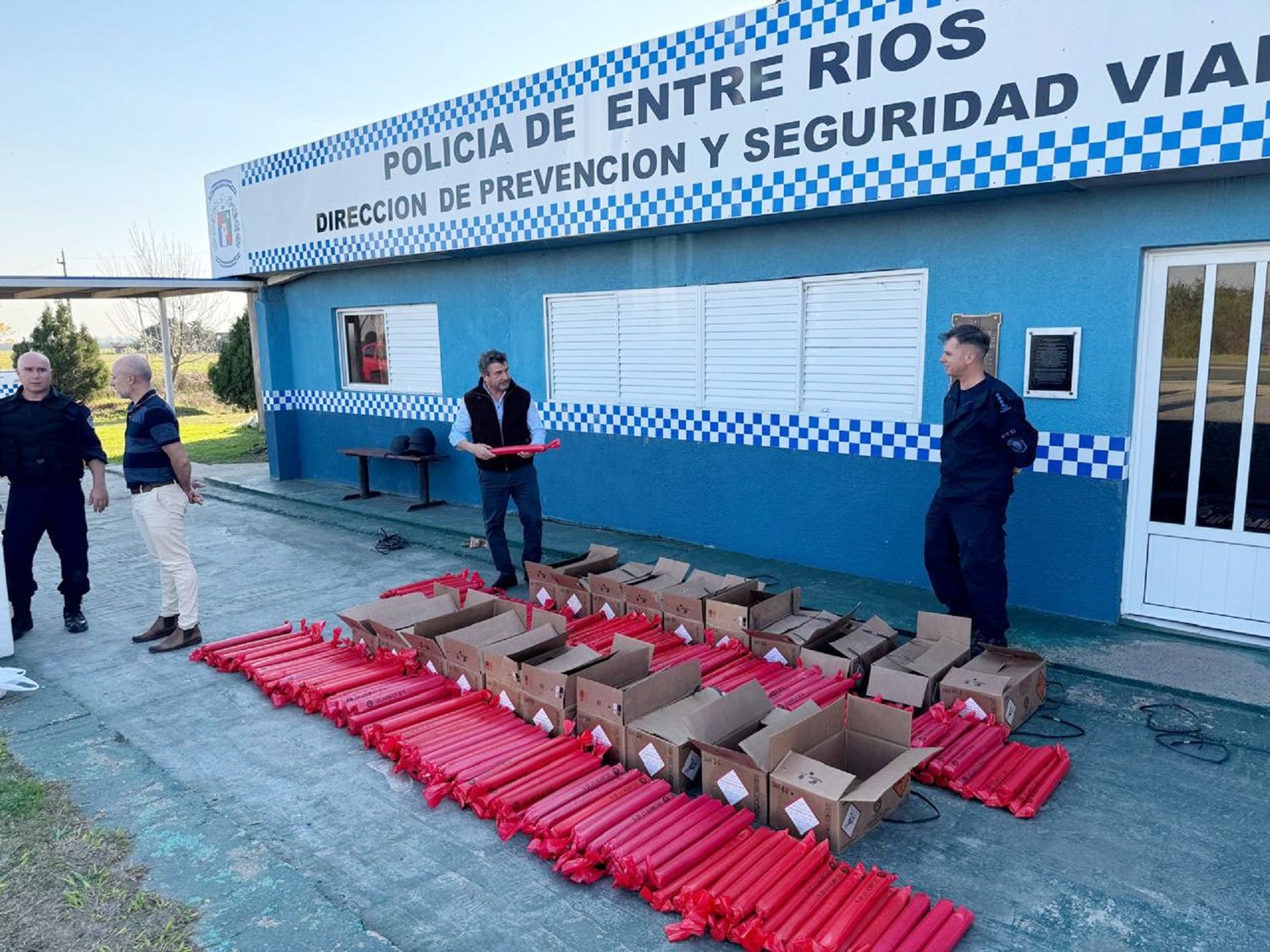 La Policía de Entre Ríos secuestró 500 kilos de explosivos