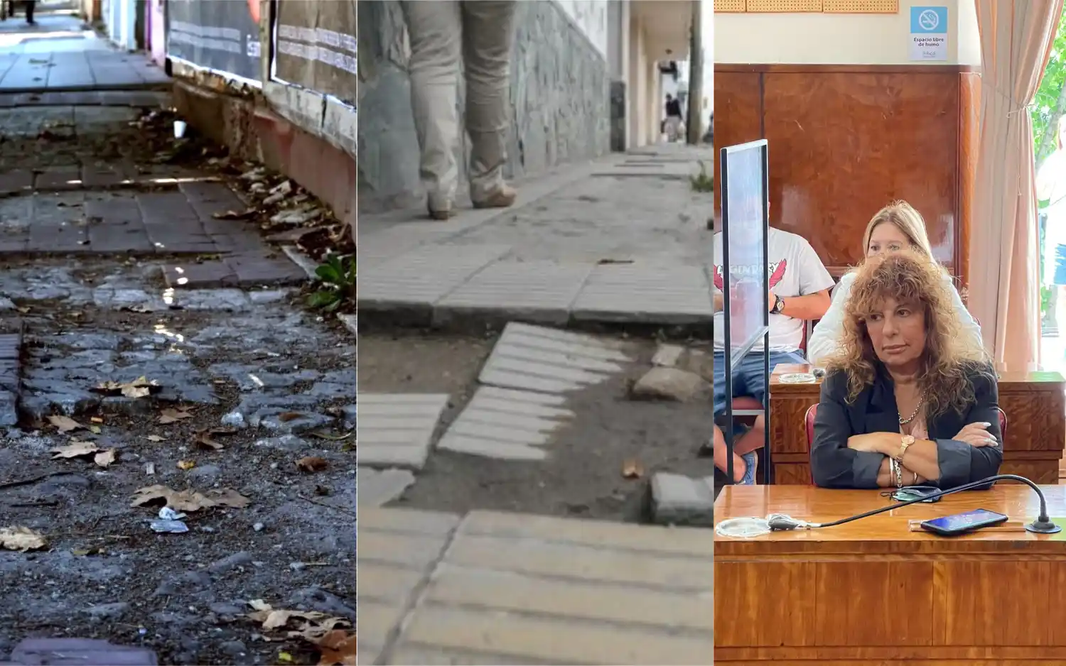 En Mar del Plata ya no se puede ni caminar y una concejal propone bajar impuestos a vecinos que arreglen sus veredas