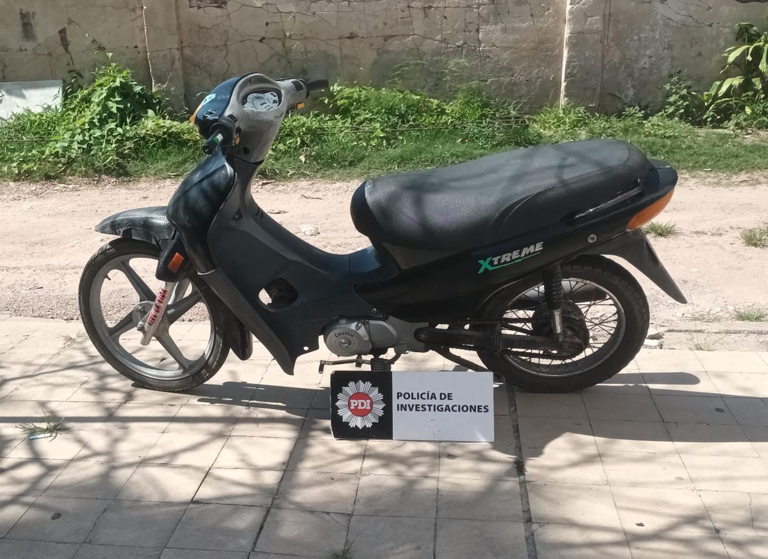 Recuperaron una moto que había sido robada en el año 2020
