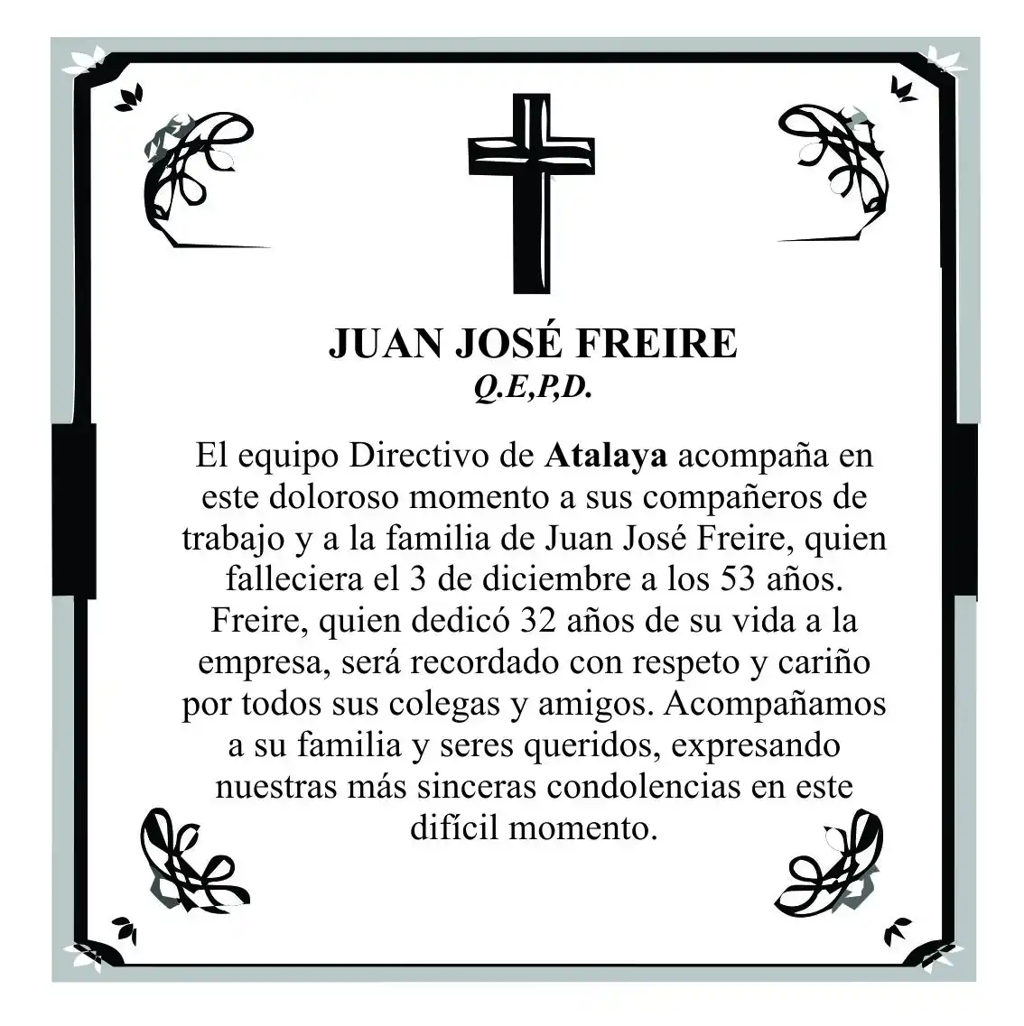 PARTICIPACION FUNEBRE