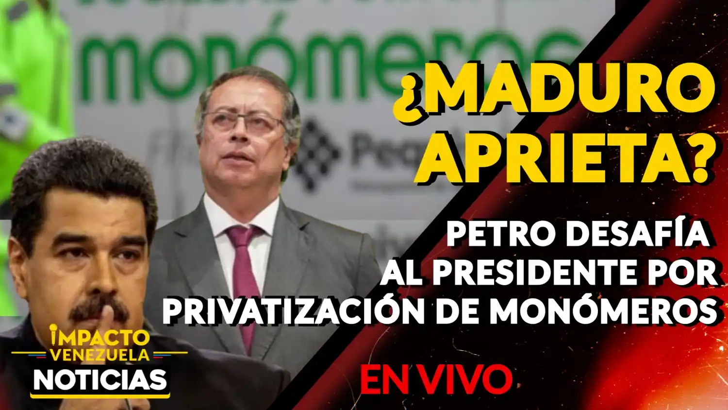 ¿MADURO APRIETA? Petro desafía al presidente por privatización de Monómeros – VIDEO
