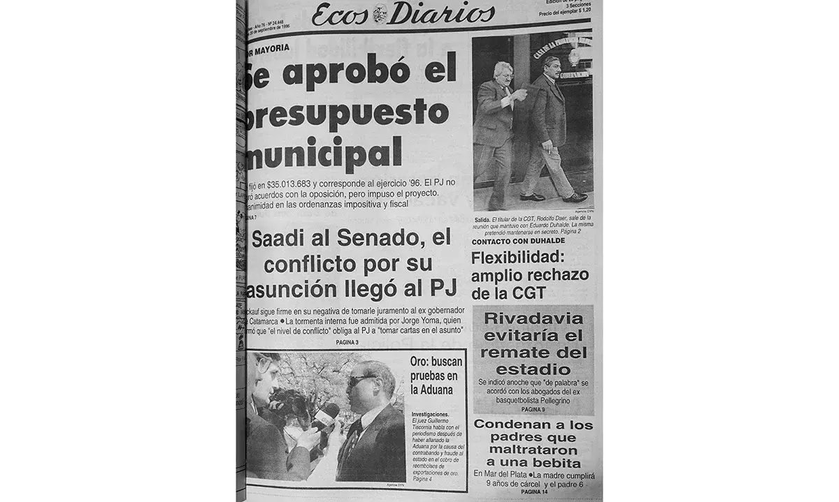 Viernes 20 de septiembre de 1996
