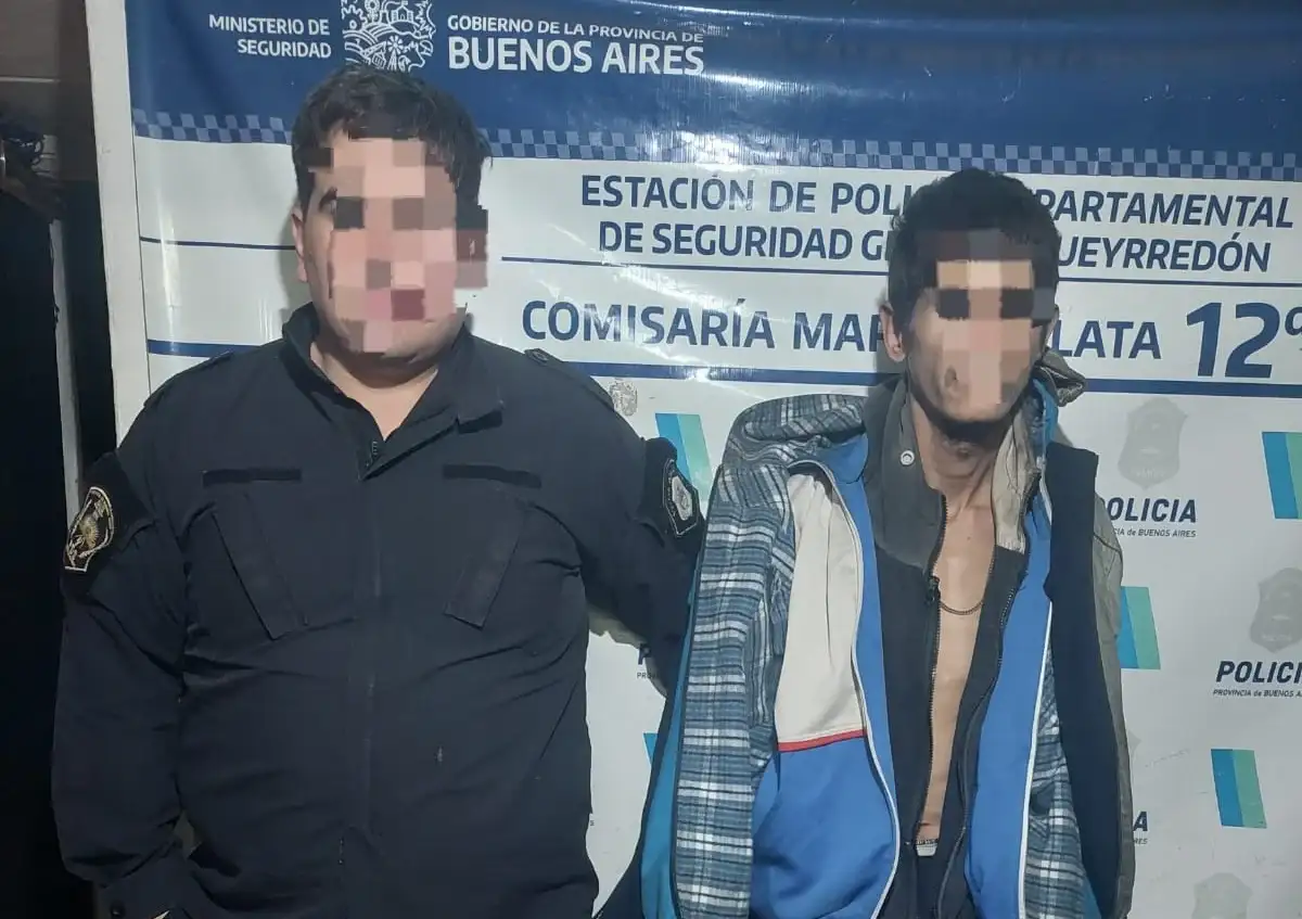 Tras un rastrillaje entre la vegetación, los agentes localizaron a un hombre oculto entre los pastizales del predio vecino.