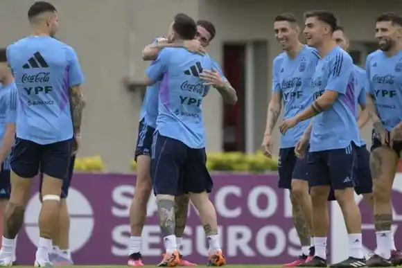 La Selección Argentina realizó su segundo entrenamiento en Ezeiza