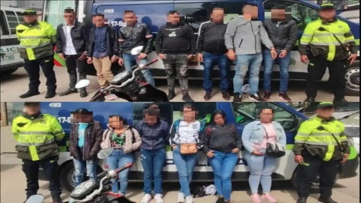BOGOTÁ INDIGNADA: juez liberó a 13 venezolanos miembros de una banda de atracadores del TransMilenio