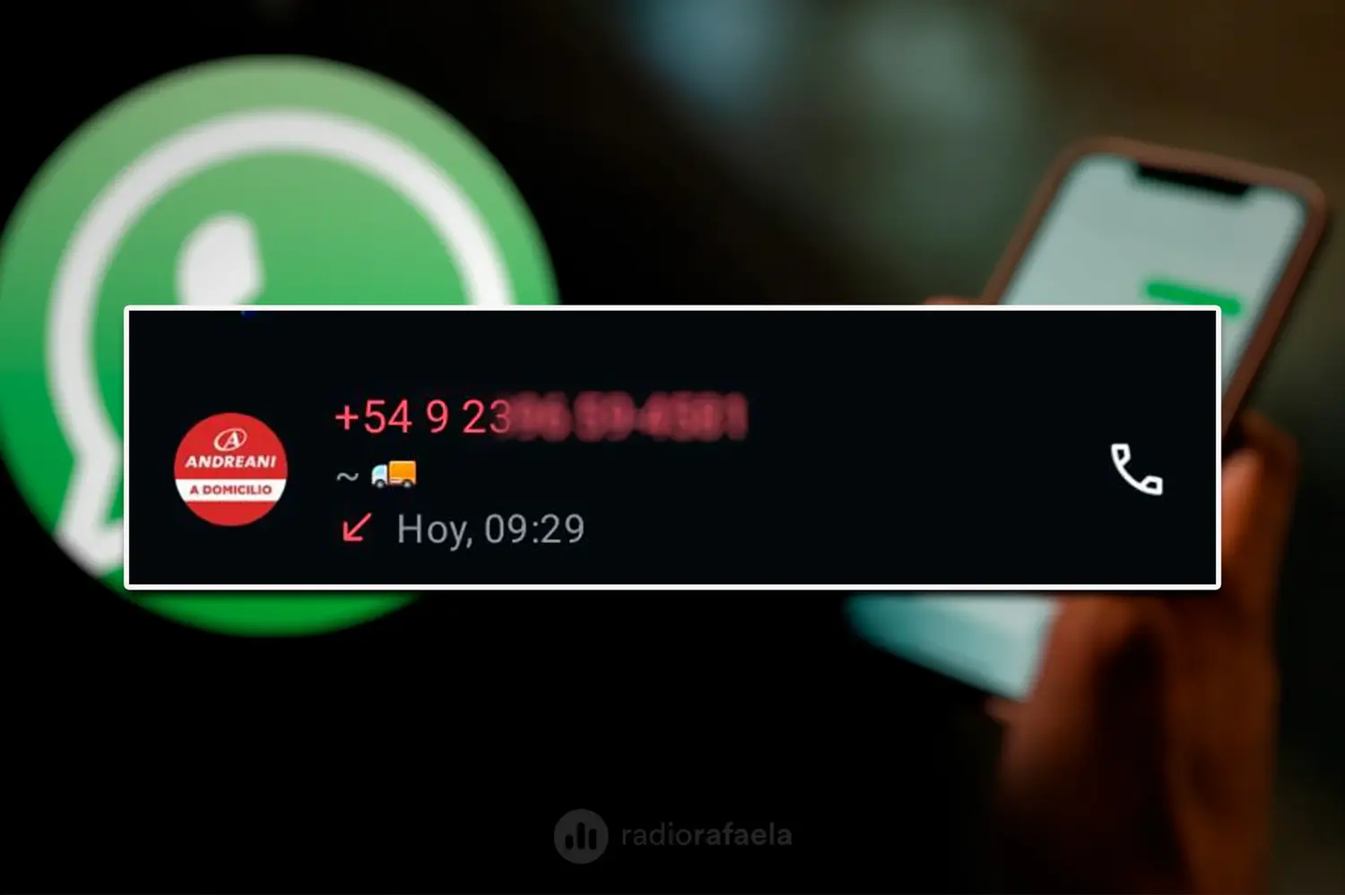 Alerta en Rafaela: una vecina denunció una estafa telefónica con el logo de una empresa de correos
