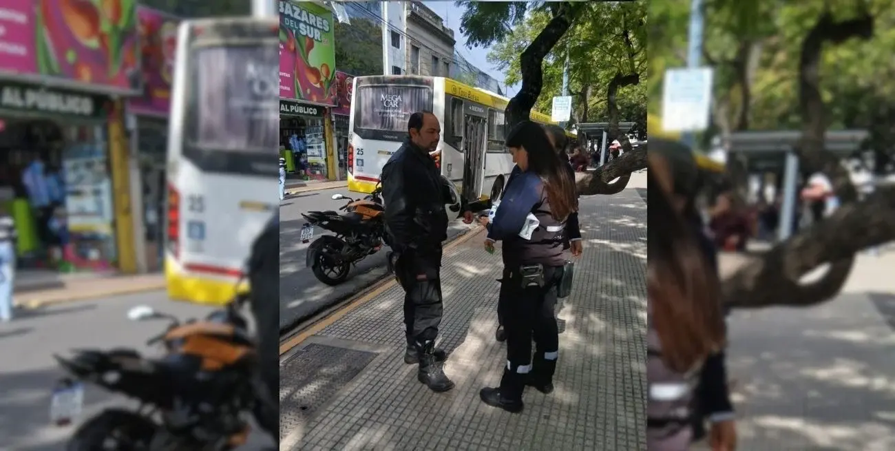 Investigan incidente con inspectores municipales en San Jerónimo y Mendoza. Foto: Gentileza