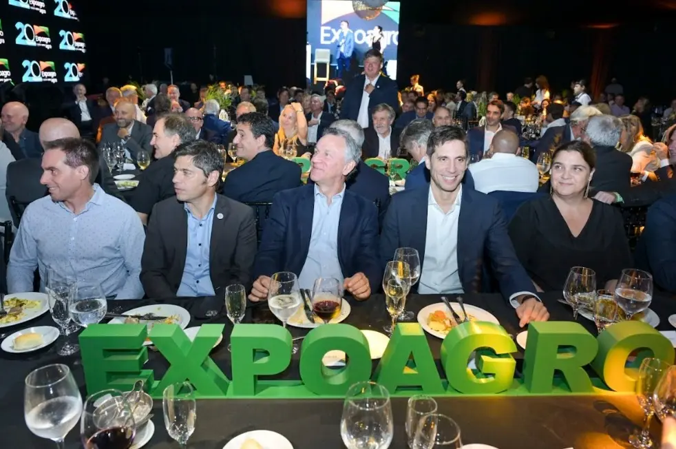 Santiago Passaglia participó del acto inaugural de Expoagro 2026.