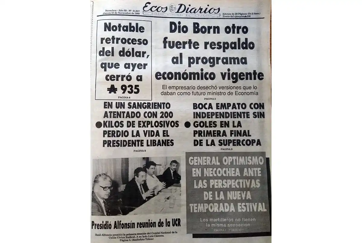 Jueves 23 noviembre de 1989