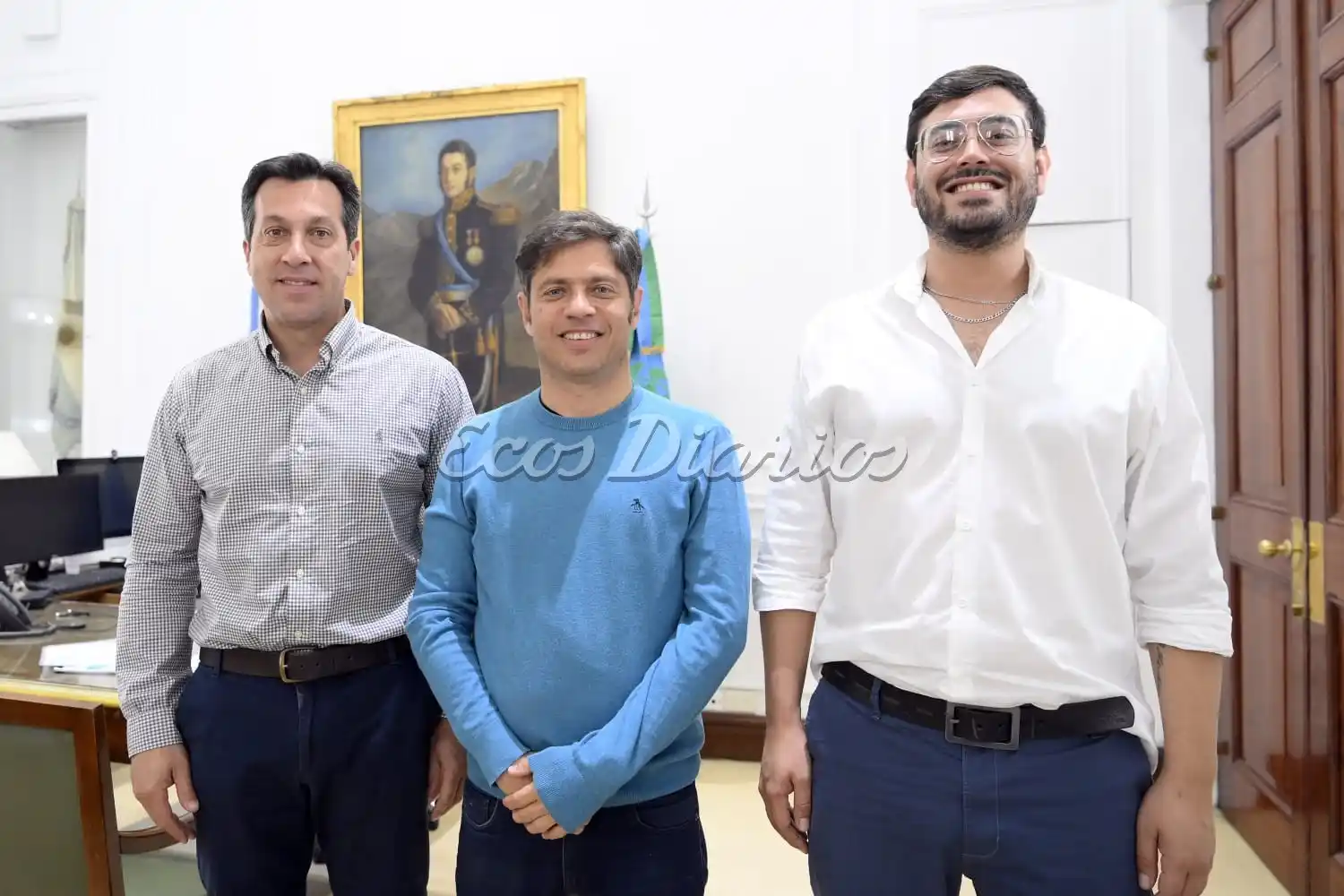 Rojas, Kicillof y Nebot