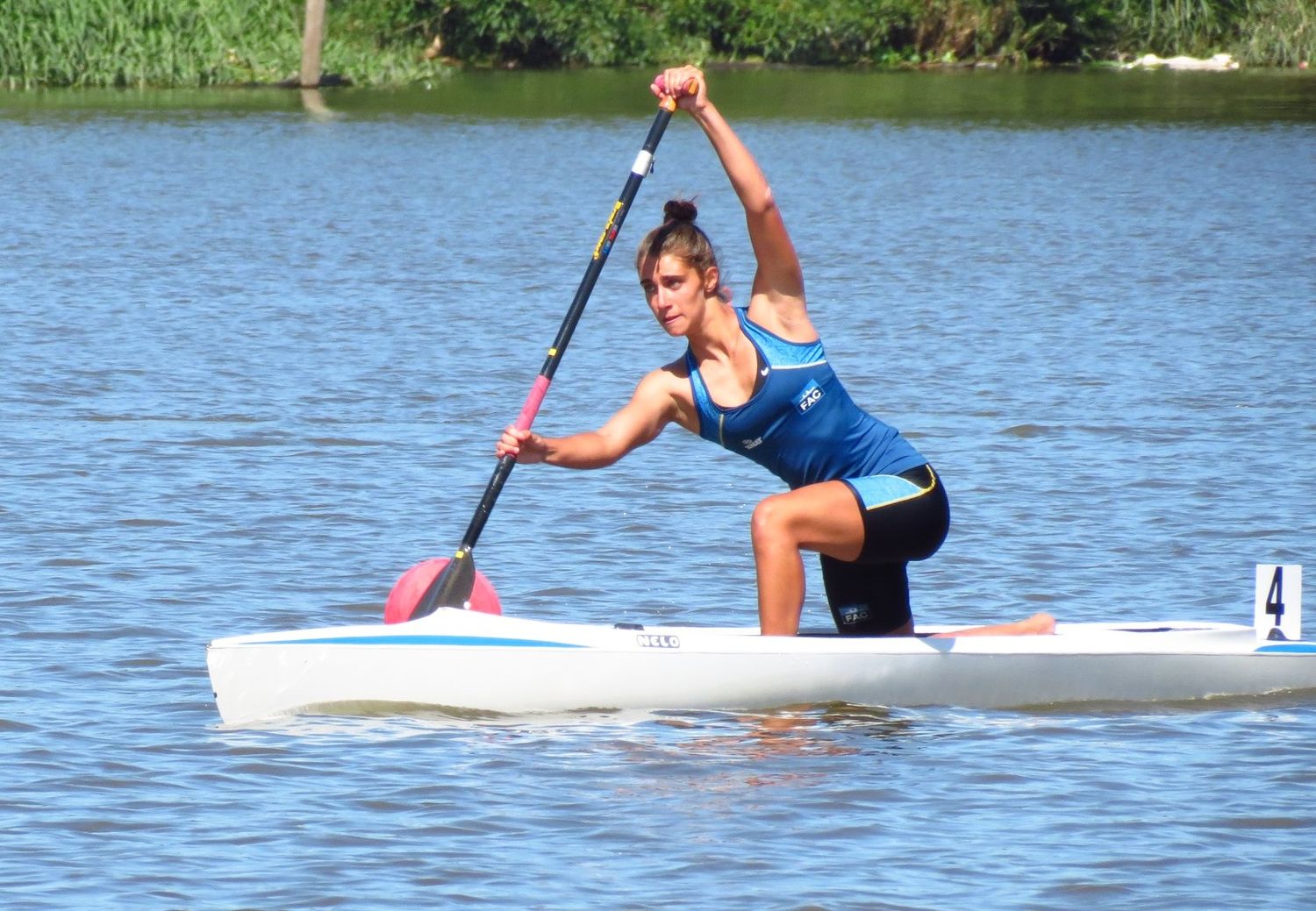 La gualeguaychuense Martina Vela se consagró campeona nacional en C1 500