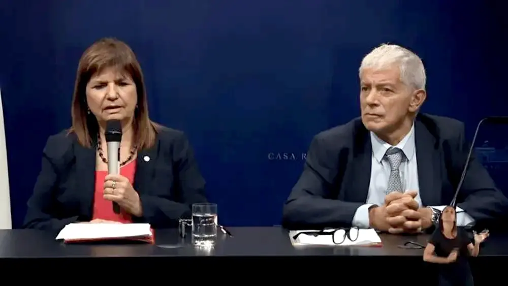 Patricia Bullrich y Mariano Cúneo Libarona.