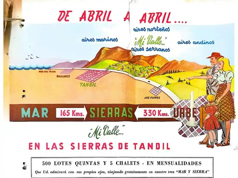 El folleto que presentaba el proyecto "Mi Valle".