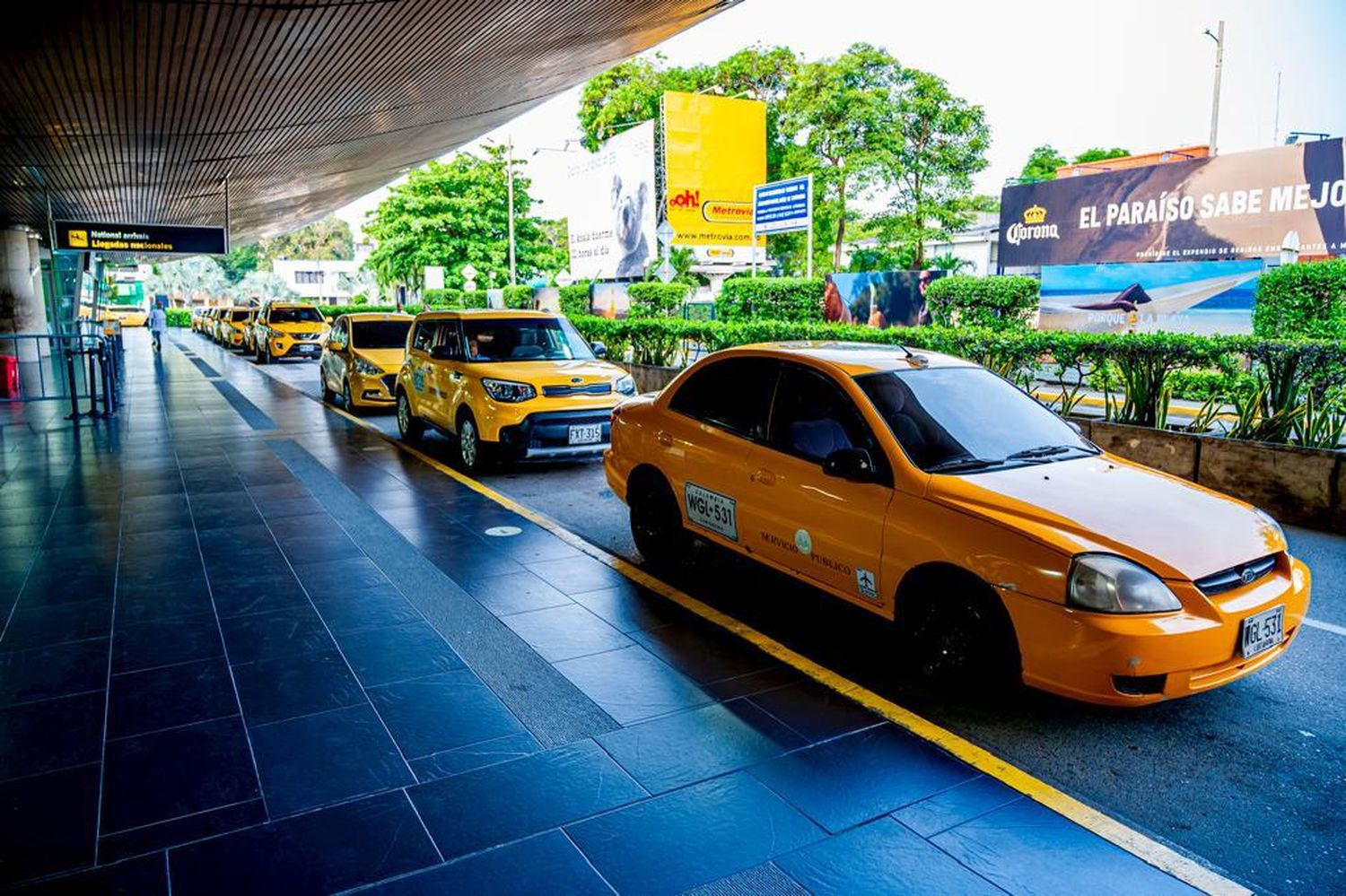 Paro nacional de taxistas en Colombia: recomendaciones para viajeros en el Aeropuerto de Cartagena