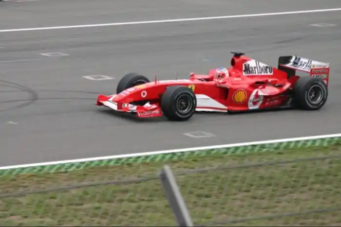 El Ferrari F2004 de Michael Schumacher. (Créditos: Shutterstock)