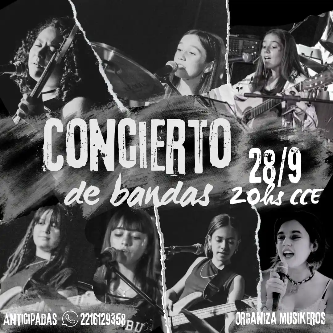 Concierto de bandas en La Estación