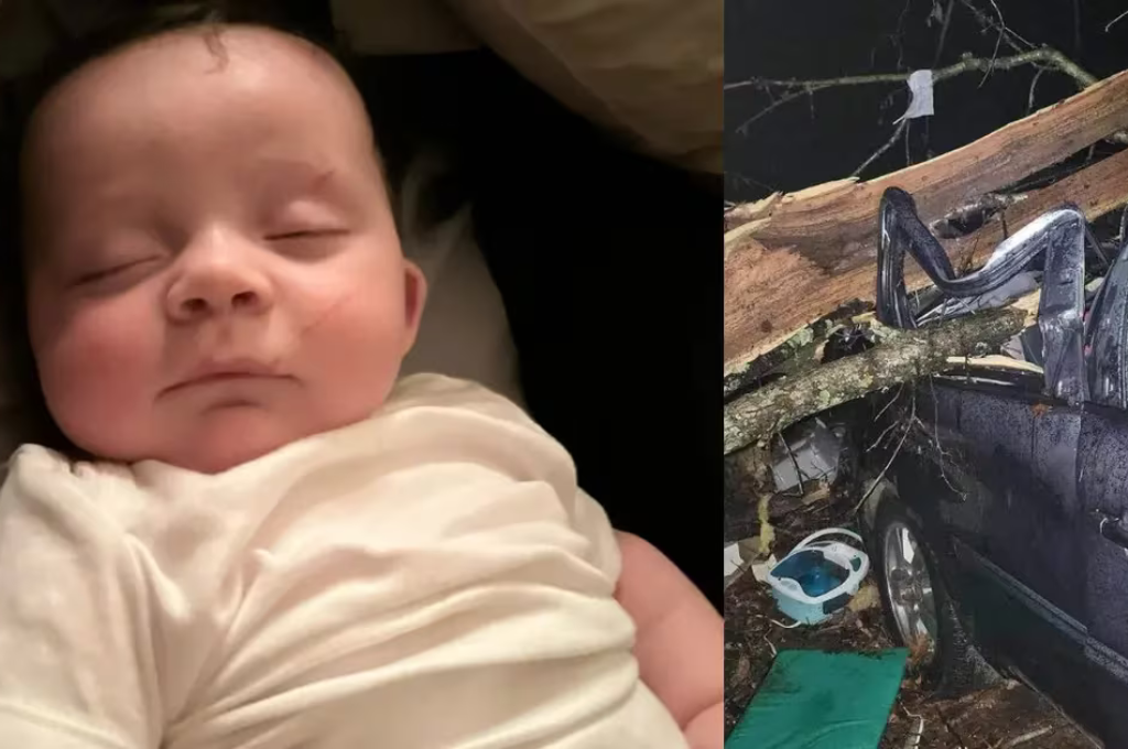 La mamá dijo que el tornado "levantó" a su hijo de 4 meses y desapareció en segundos