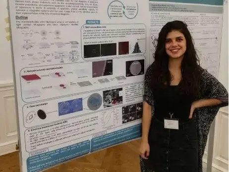Sesión de pósteres en el  #SAHMB International Workshop on Self-Assembly and Hierarchical Materials in Biomedicine. Imagen @insunsam.