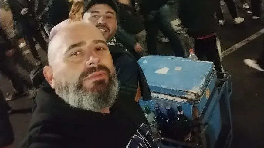 La emoción de un necochense que estuvo en el homenaje al Indio Solari en Plaza de Mayo