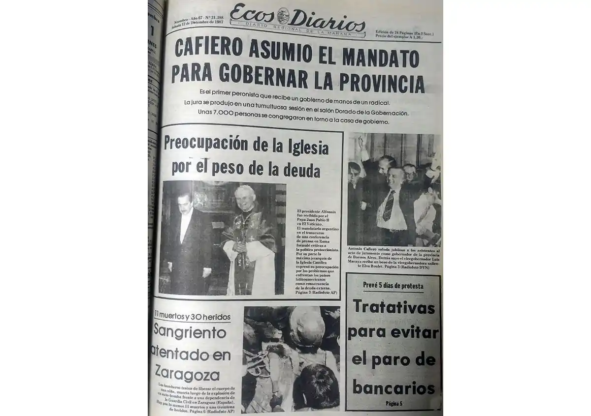 Sábado 12 de diciembre de 1987