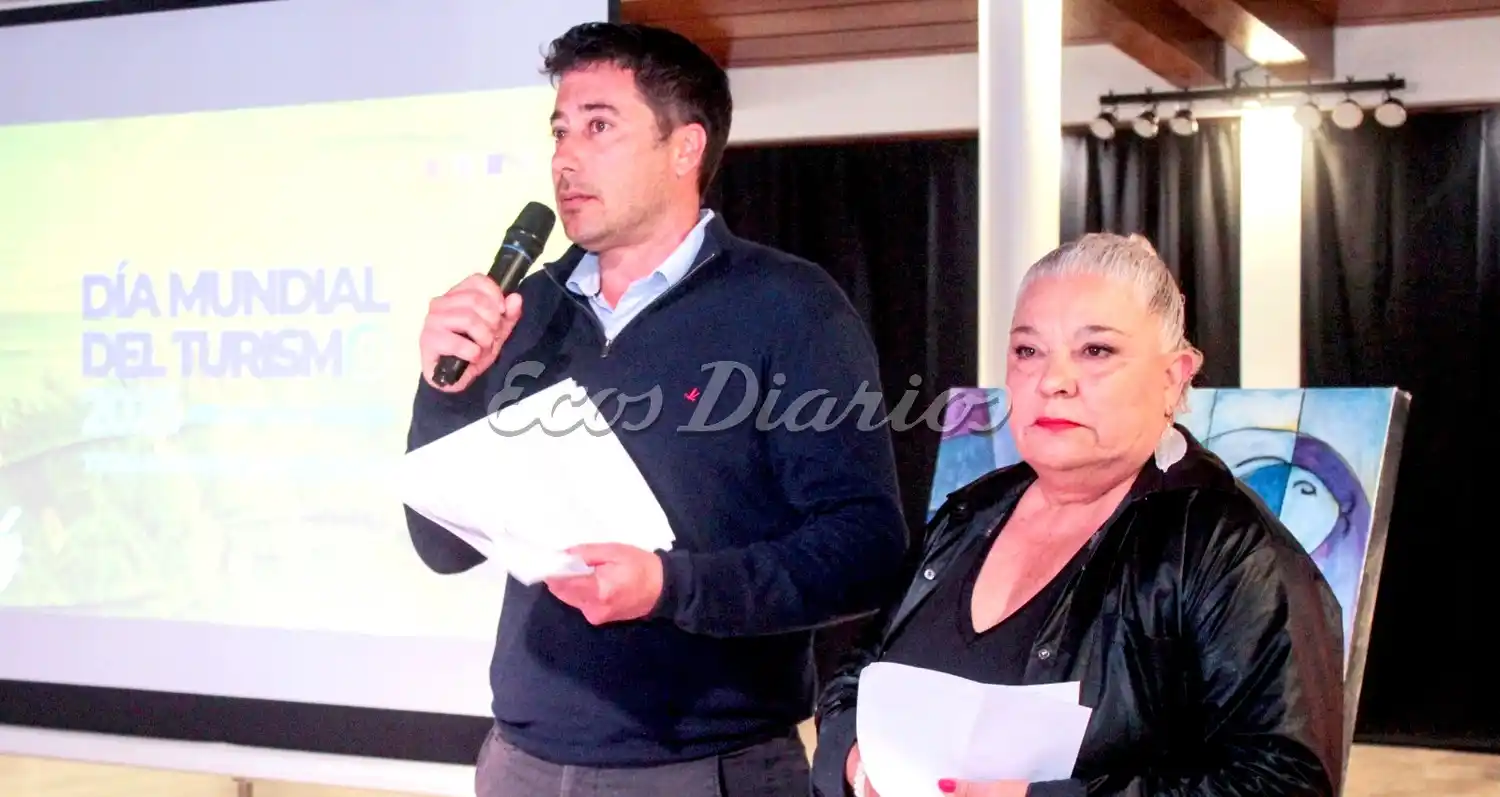 Matías Sierra y Mecha Lubrano en la celebración del año pasado