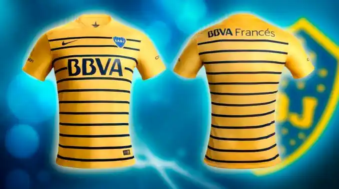 Boca presentó una novedosa camiseta suplente 