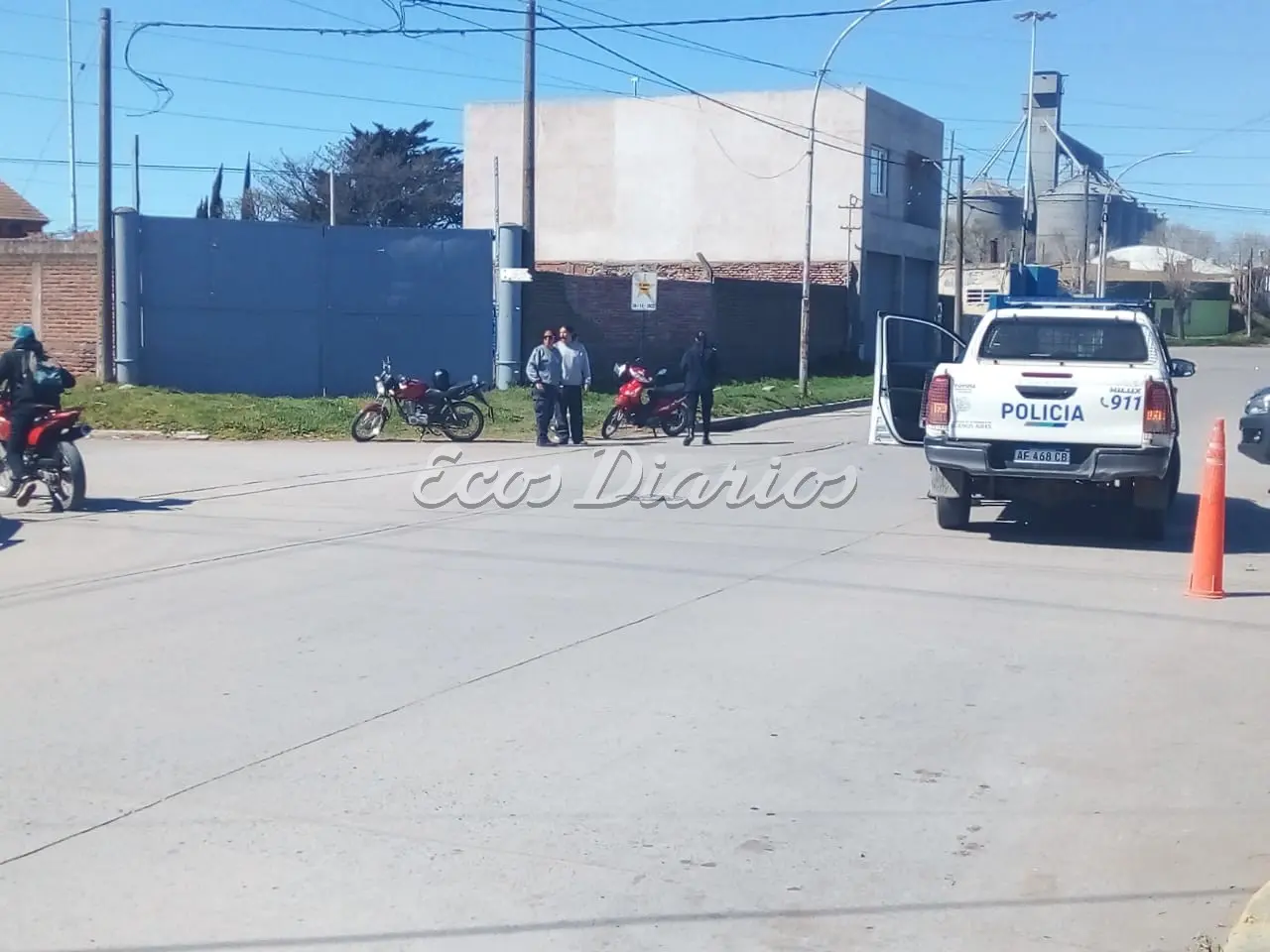 Choque en la esquina de 519 y 532