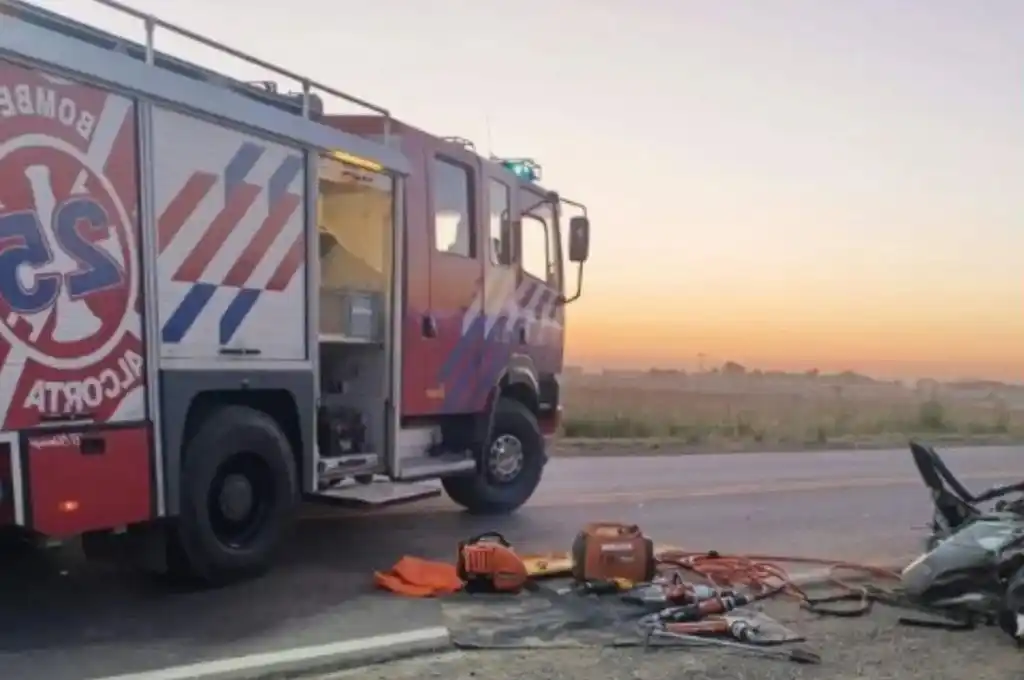 Trágico choque frontal