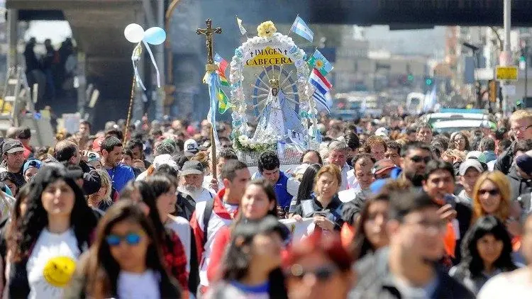Finalizó la 52° Peregrinación a Luján con una multitud frente a la Basílica