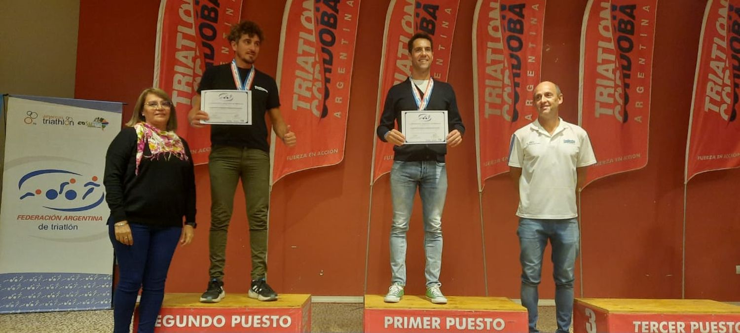 Pablo Denoni hizo podio en su categoría en el Triatlón Argentino de Almafuerte- Córdoba.